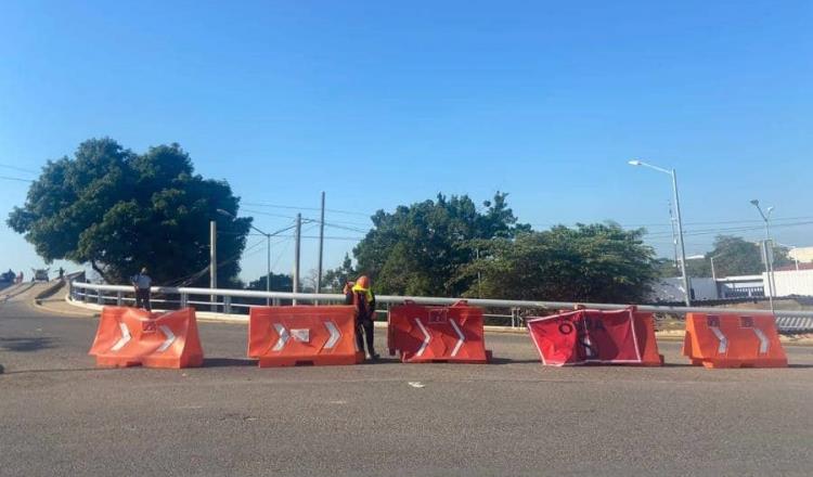 Reabren puente Grijalva III a un carril en doble sentido