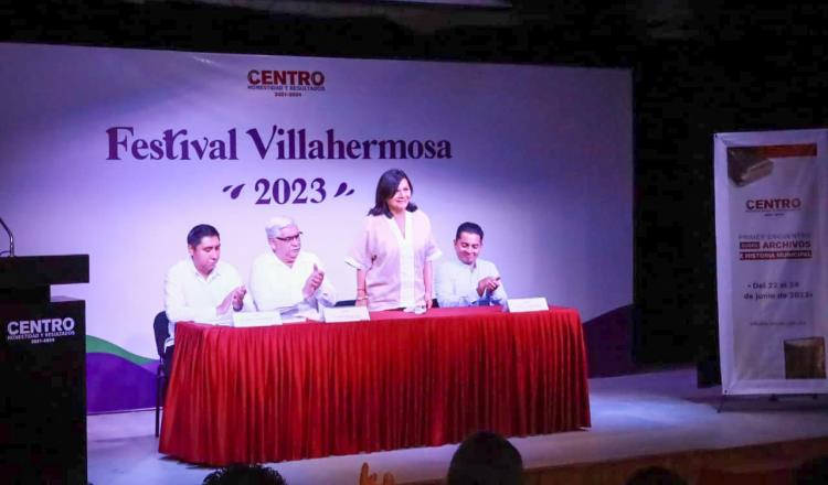 Inauguran primer encuentro ´Archivo e historia municipal´ en el Festival de Villahermosa 2023