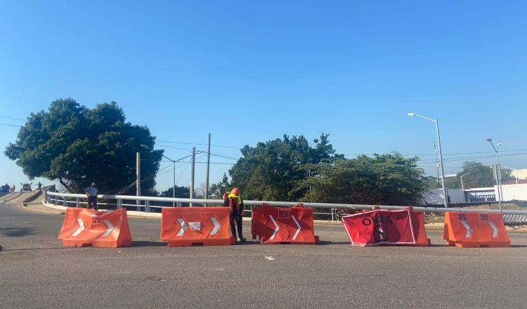 ¡No hay para cuándo! Seguirá cerrada circulación de Paseo Tabasco a Gaviotas por puente Grijalva III