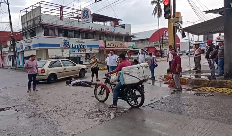 Atropellan a dos hombres en el Centro de Cárdenas, ambos presentan fracturas