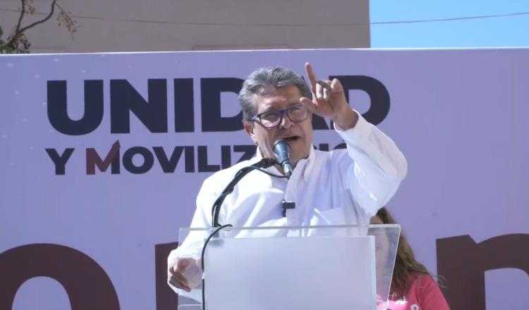 Pide Monreal a simpatizantes tener fe de que se logrará el objetivo de dirigir a un mejor México