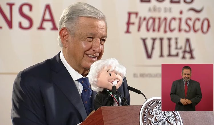 Presume AMLO al ´AMLITO´ que dice frases como "me canso ganso"