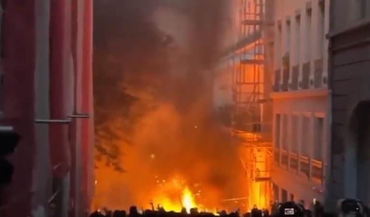 En medio de las protestas en Francia atracan una tienda de armas 