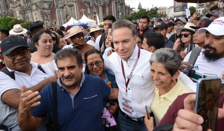 "Si le va bien al presidente, le va bien a todos, dice Manuel Velasco