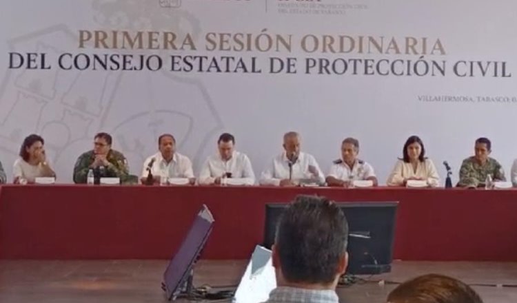 ¡517 refugios listos! Instalan Consejo Estatal de Protección Civil en Tabasco