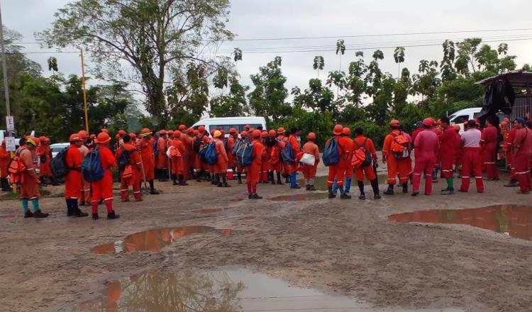 Trabajadores de Sinopec en Nacajuca se declaran de brazos caídos
