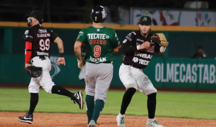 Yucatán blanquea a Olmecas 6-0 en el Centenario