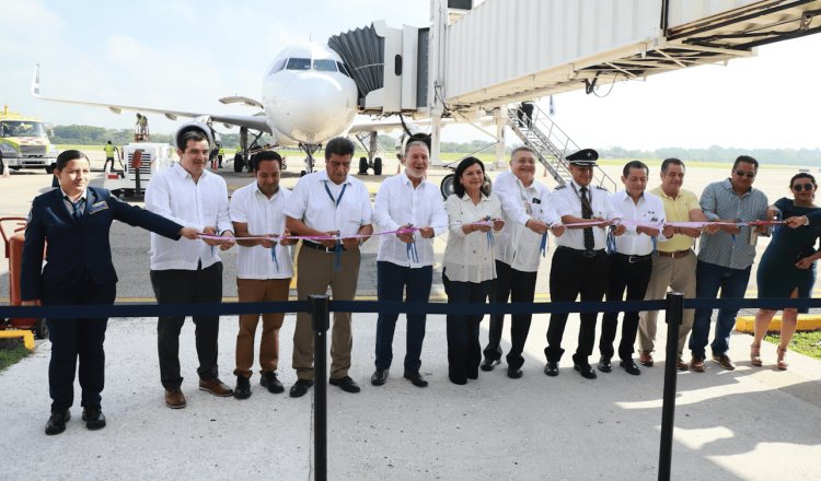 Villahermosa se consolida como punto de conexión del sureste con vuelo directo desde Tijuana: Turismo