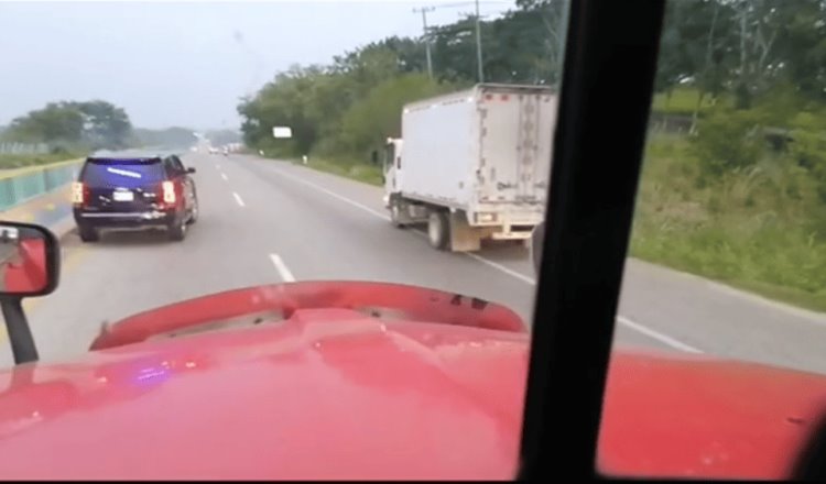 Intentan robar tráiler en la Villahermosa-Macuspana