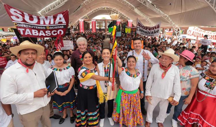 "El México de castas se acabó": Sheinbaum en comunidades indígenas de Tabasco