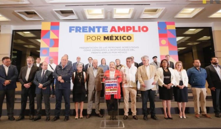 Aspirantes de la oposición inician recolección de 150 mil firmas