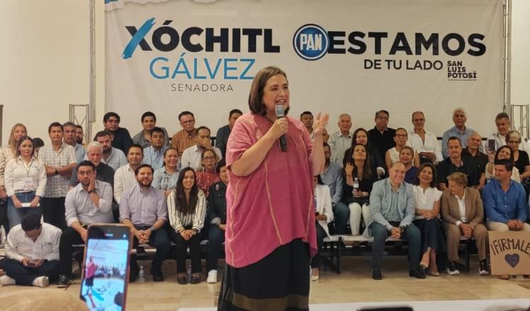 Xóchitl Gálvez denuncia a AMLO ante el INE por violencia política de género