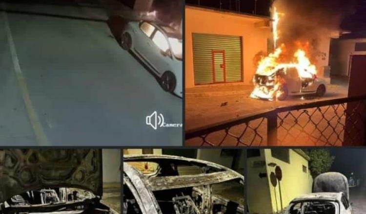 Sujetos incendian auto en Jonuta; propietaria responsabiliza al alcalde