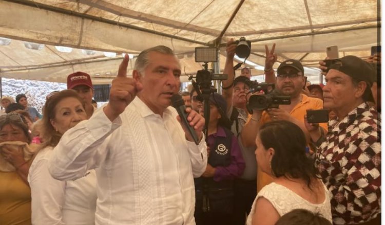 Desde Monclova Adán Augusto se compromete a recuperar Altos Hornos de México