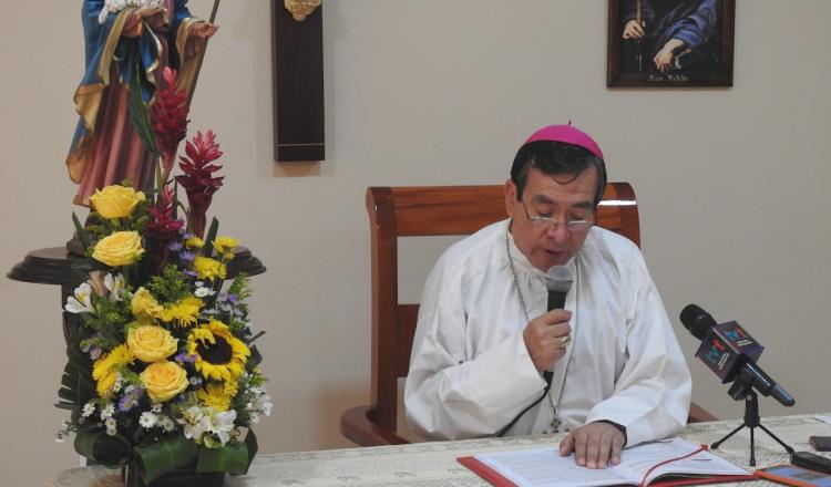 Evitar descalificación y calumnias durante proselitismo, pide Obispo de Tabasco