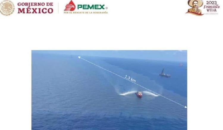 Fuga de crudo en Sonda de Campeche fue mínima y está controlada: Pemex