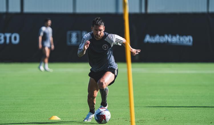 Messi ya entrenó con Inter Miami; se espera debute el viernes ante Cruz Azul