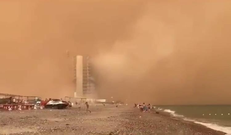 Tormenta de arena azota municipios de Sonora