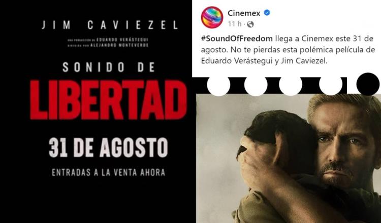 Sound of Freedom llega a salas de cine de México el 31 de agosto