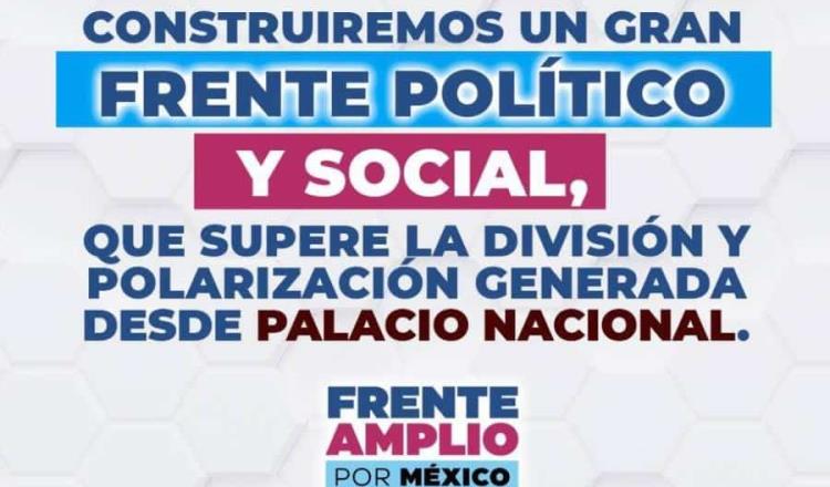 A construir un frente político y social que supere división y polarización, llama PAN