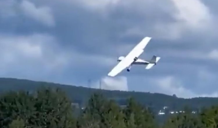 Cessna se estrella tras despegar en Quebec; tripulante sale ileso