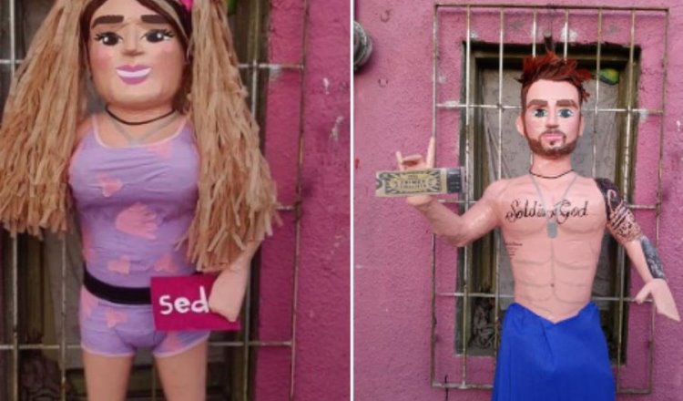 ¡Los Wencola en piñata! Realizan figuras de los finalistas de La Casa de los Famosos