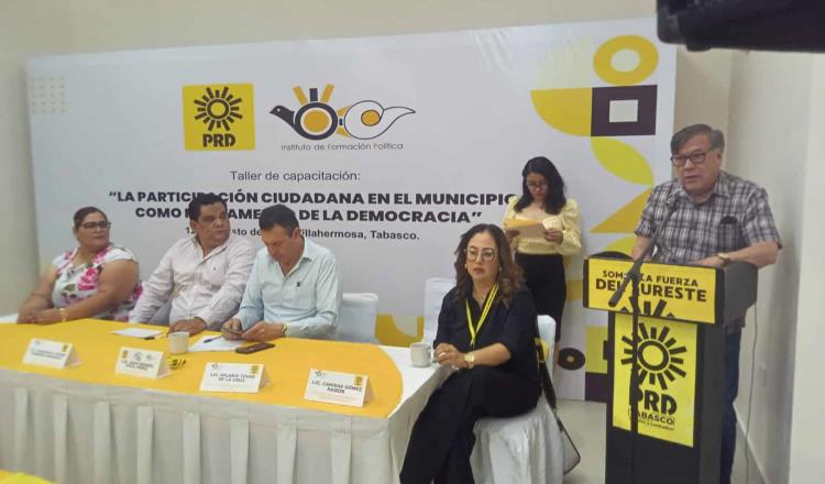 En 2024 está en juego existencia del partido como fuerza política: PRD nacional desde Tabasco