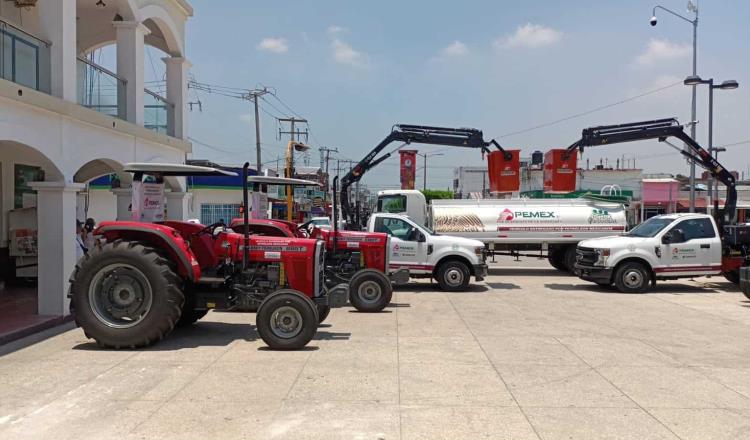 Entrega de unidades a municipios no es por generosidad, sino por justicia para Tabasco: Pemex