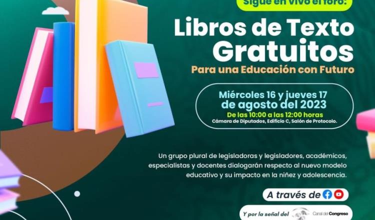 Prepara oposición foro para tratar contenidos de libros de texto