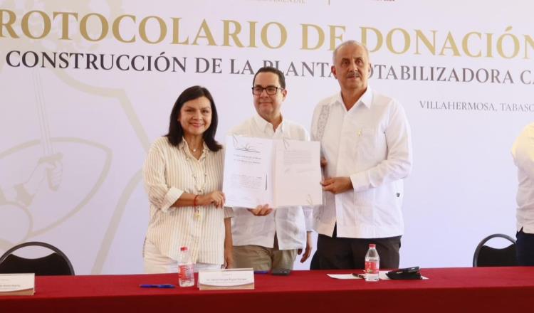 Oficializa Gobierno donación de predio a Centro para construcción de Planta Carrizal II