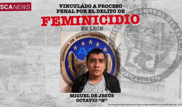 Vinculan por feminicidio a Miguel "N", sujeto que apuñaló a Milagros en Guanajuato