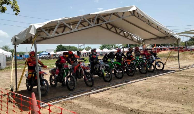 Inician pruebas para 6ta fecha del Campeonato Peninsular de Motocross en Villahermosa