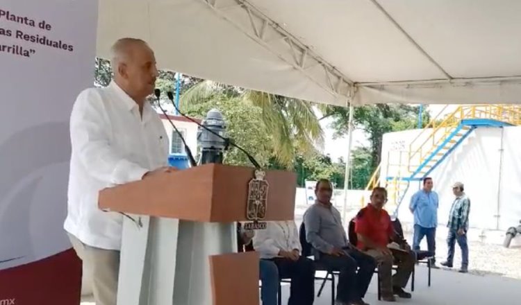 Inauguran rehabilitación de plantas de aguas residuales en Parrilla