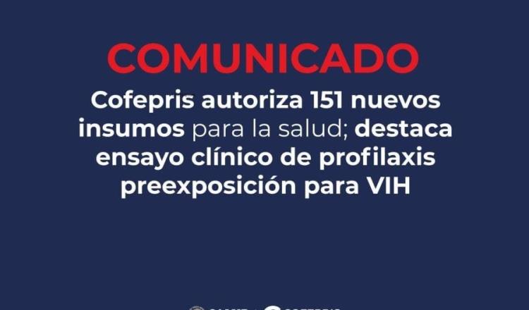 Cofepris autoriza ensayo clínico en México de nuevo tratamiento para prevenir el VIH