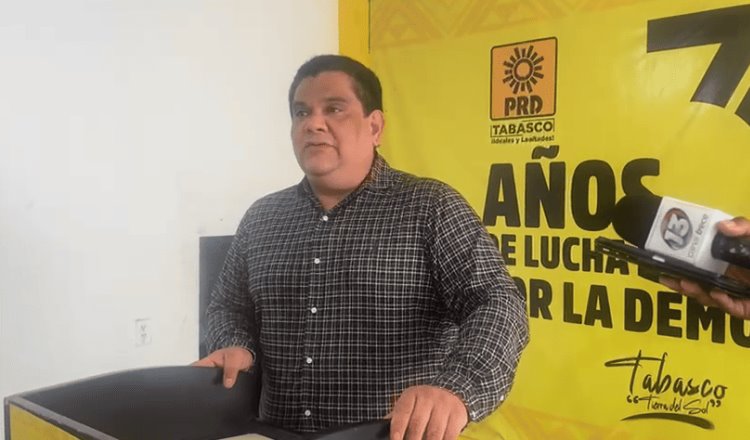 Con todo y acarreo Adán Augusto no ganará encuesta de Morena, es sueño guajiro: PRD Tabasco