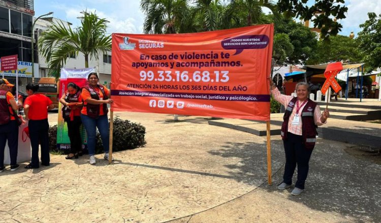 Lleva IEM al Parque La Paz jornada contra la violencia hacia las mujeres