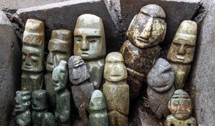 Proyecto Templo Mayor: Hallan cofre de piedra con esculturas en CDMX