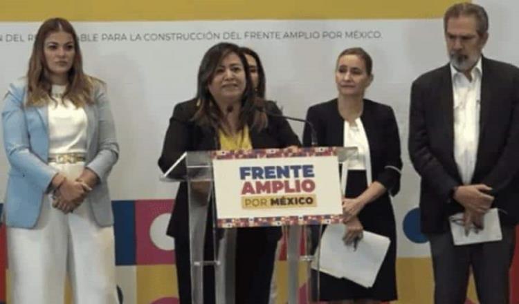 Apoyo del PRD a Xóchitl Gálvez es "antidemocrático y cupular", dice Adriana Díaz