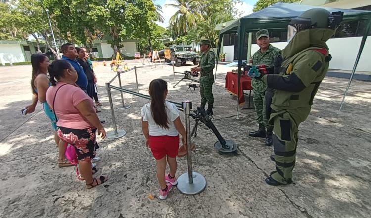 Sedena abre 30 Zona y 37 Batallón a familias tabasqueñas para paseo dominical