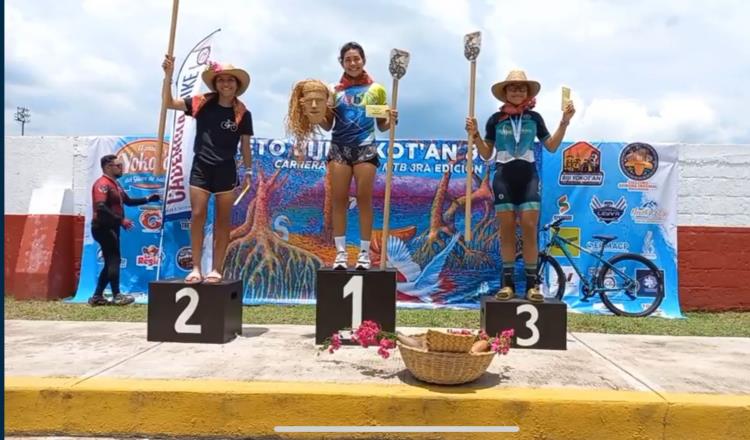 Daniela García y Edmundo Villegas ganan la 3ra edición del Reto Ciclista Biji Yokot´an