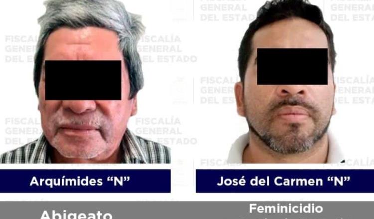 Por tentativa de feminicidio, violencia familiar y abigeato detiene FGE a 5 personas