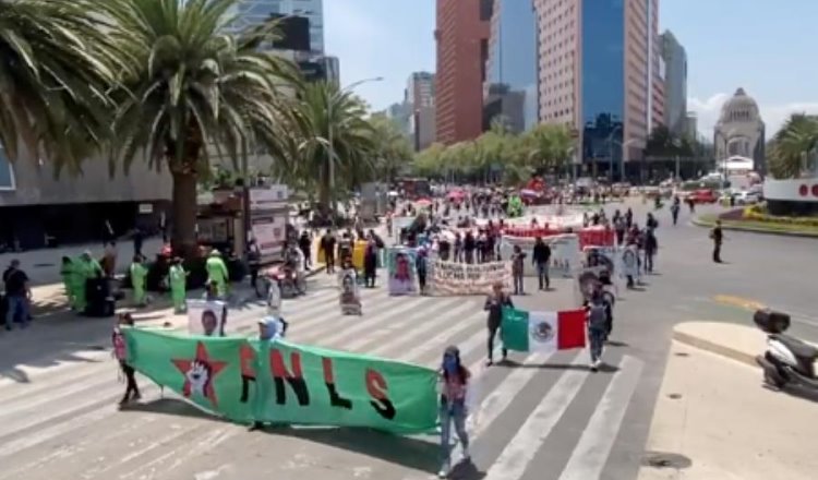 Con marcha y protesta frente a Palacio, madres buscadoras exigen alto a crisis de desaparecidos