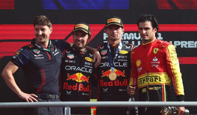 Checo segundo en el GP de Italia; Verstappen gana la carrera
