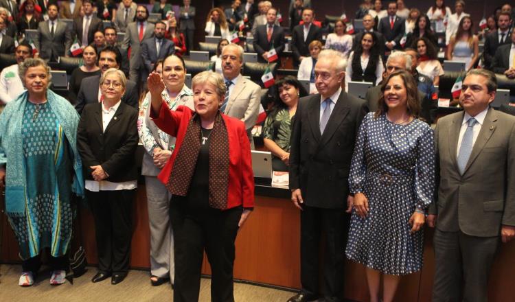 Ratifica Senado a Alicia Bárcena como titular de la SRE