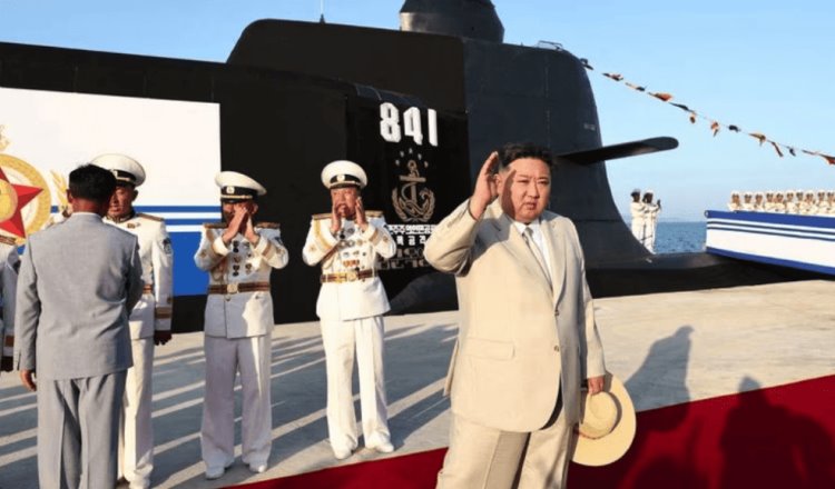 Anuncia Corea del Norte lanzamiento de nuevo submarino nuclear táctico de ataque