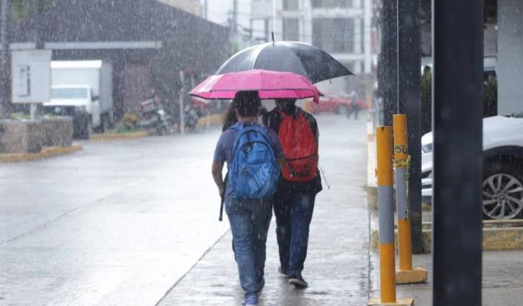 Inicia semana con pronóstico de lluvias fuertes para Tabasco