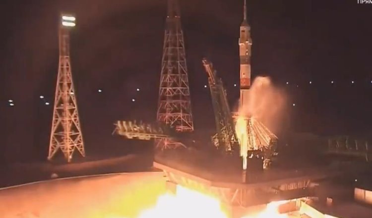 Lanza Rusia nave Soyuz MS-24 a la Estación Espacial Internacional