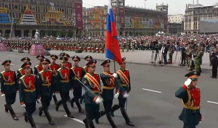 Embajadora de Ucrania en México recrimina participación de Rusia en desfile del 16 de septiembre