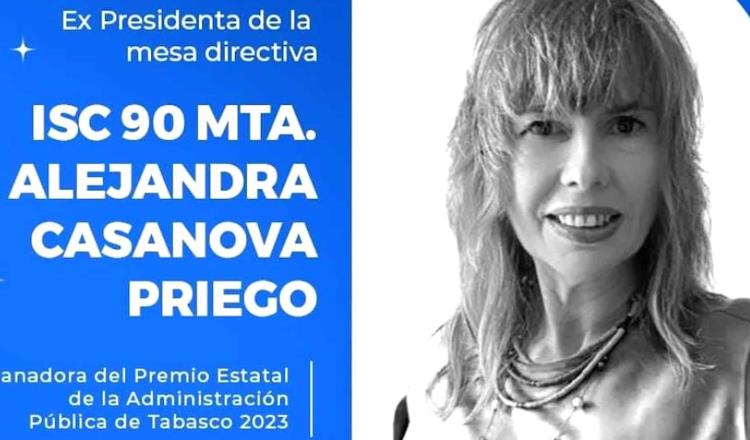 Alejandra Casanova gana el Premio Estatal de Administración y Políticas Públicas 2023