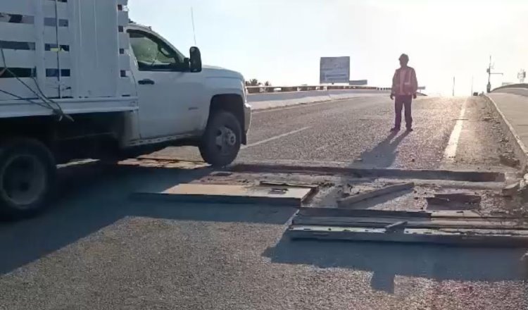 Suspenden dos carriles del puente Los Monos por trabajos de mantenimiento